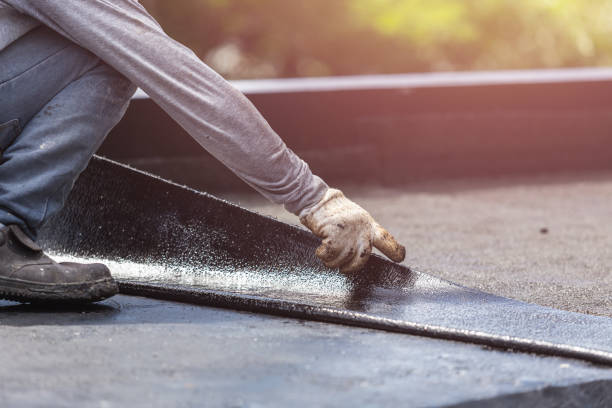 Professional Basement Waterproofing technician working in Kilbourne, OH